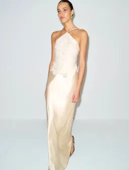 Reformation Jillian Silk Dress for rent on The Volte - image 2
