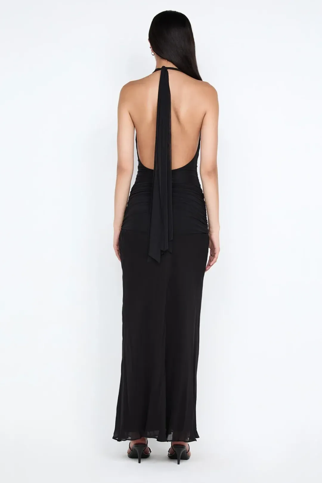 Bec + Bridge Jasmin Halter Dress in Black Size 6 for rent on The Volte - main image