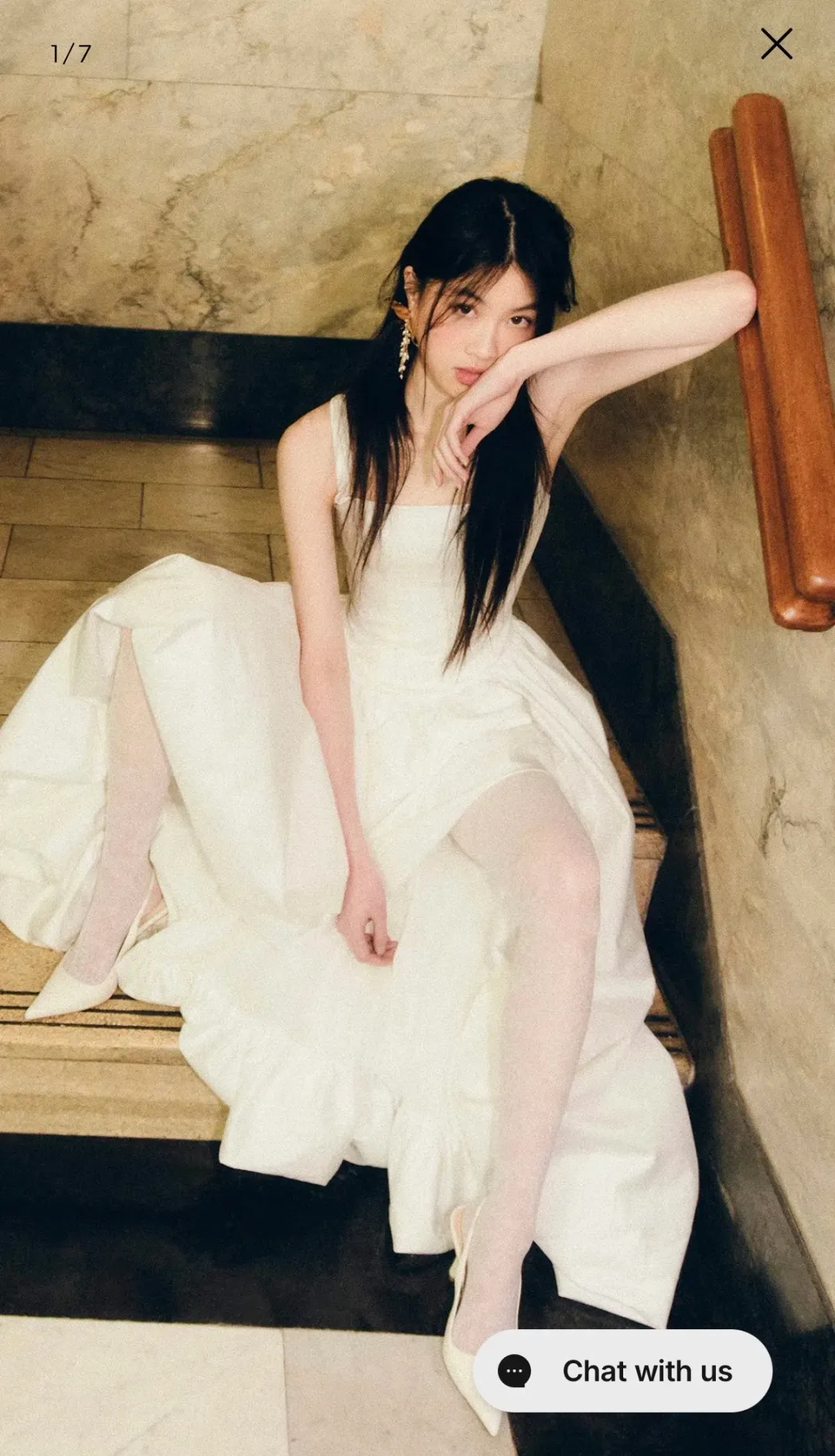 Aje Alani Gown in Ivory size 8  for rent on The Volte - main image