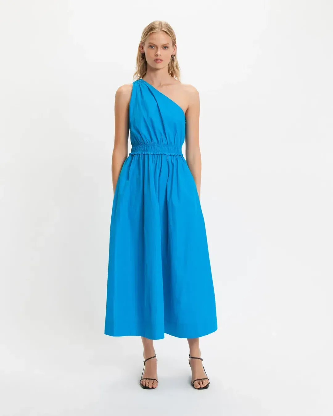 Cue 10 asymmetric dress blue  for rent on The Volte - main image
