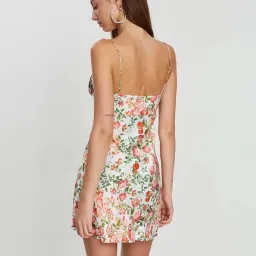 Bec & Bridge Camellia Delights silk mini dress 12 for rent on The Volte - image 3