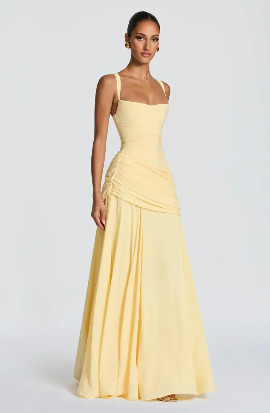 Babyboo Sura Maxi Dress Lemon M for rent on The Volte - main image
