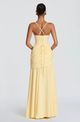 Babyboo Sura Maxi Dress Lemon M for rent on The Volte - image 2