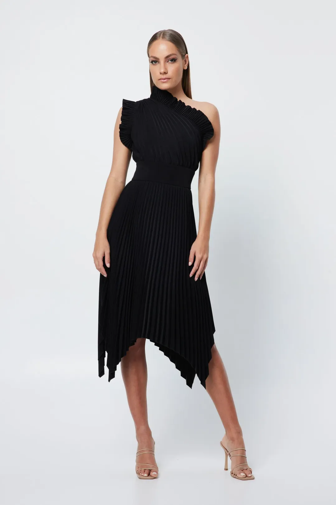 Mossman The Lady Like Dress Black Size 6 for rent on The Volte - main image