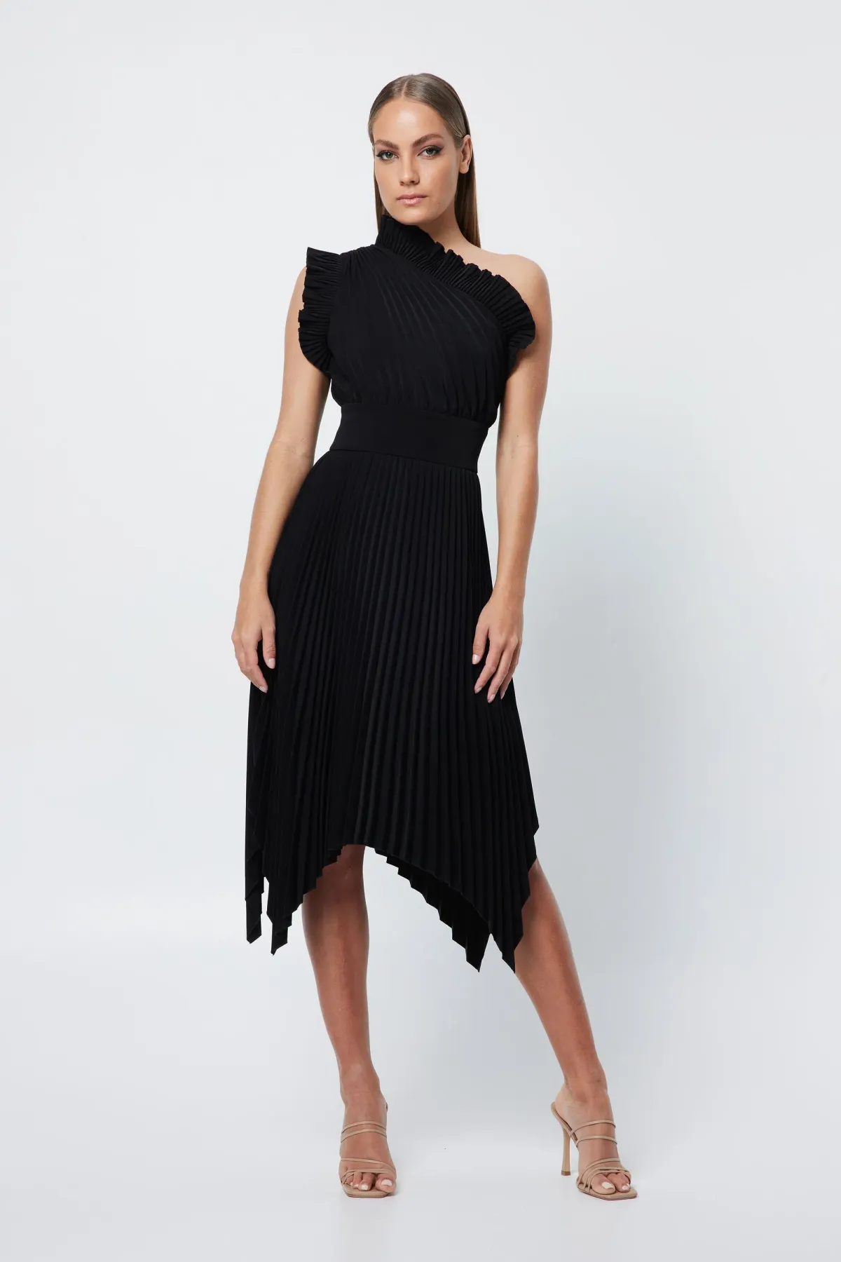 Mossman The Lady Like Dress Black Size 6 for rent on The Volte - main image