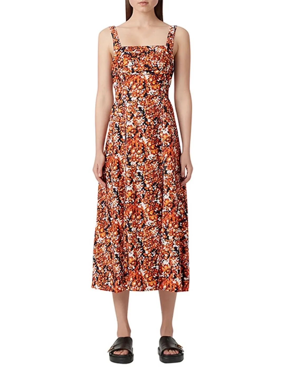 The Asterid Midi Dress for rent on The Volte - main image