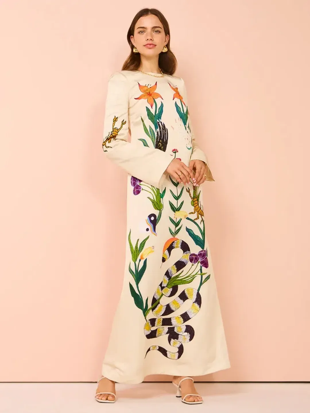 Alemais Zelda Midi Dress Size AU 8  for rent on The Volte - main image