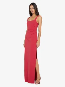 Bec & Bridge Dante Tuck Maxi Dress - Cherry Size 10 for rent on The Volte - image 3