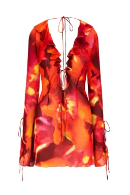 Rat and Boa Dali Mini Dress for rent on The Volte - image 3
