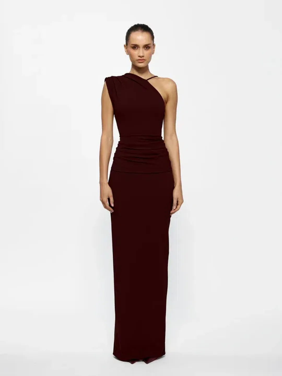 Effie Kats Greer dress- Coffee size XS for rent on The Volte - main image