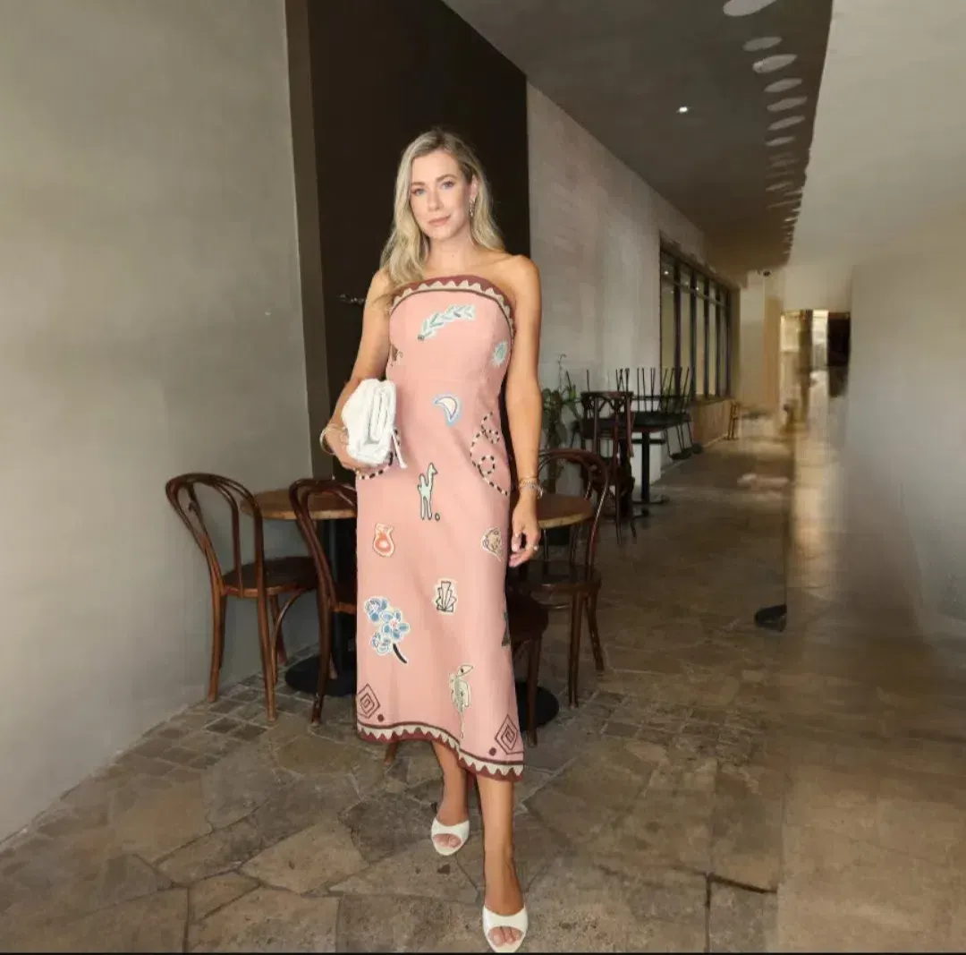 Alemais x La Sirena Exclusive Laurence Midi Dress Size 8 for rent on The Volte - main image