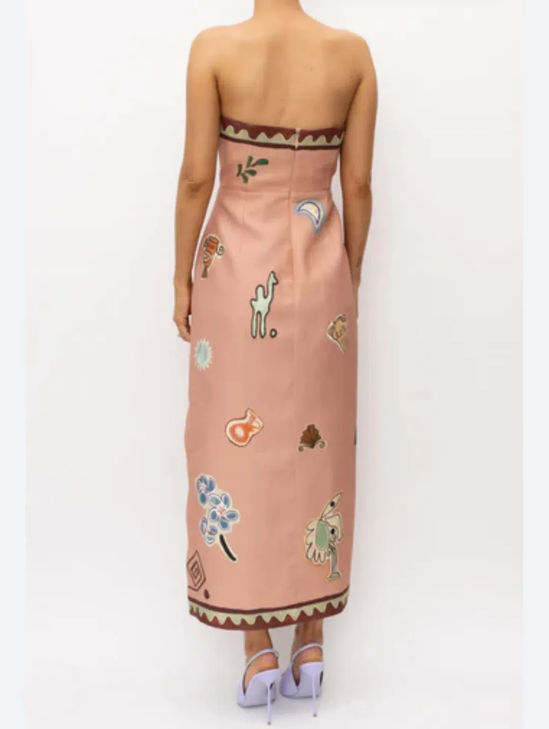 Alemais x La Sirena Exclusive Laurence Midi Dress Size 8 for rent on The Volte - main image
