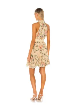 Zimmermann Kirra Short Halter Dress in Peach Magnolia Size 1/AU 10 for rent on The Volte - image 2