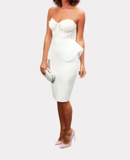 Lexi Dita Dress White Size 12 for rent on The Volte - image 1