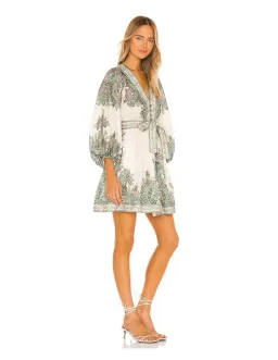 Zimmermann Brighton Paisley Mini Dress Print Size 10 for rent on The Volte - image 2