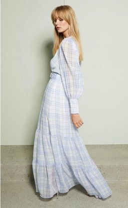 Bec & Bridge Alexa Midi Dress Gingham Print Size 8 for rent on The Volte - image 2