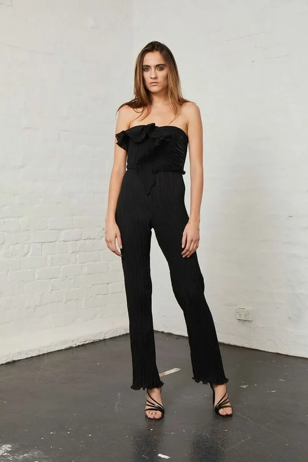 Bec and Bridge Loco Motion Jumpsuit Black Size 8  for rent on The Volte - main image