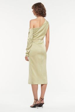 Manning Cartell Style Code Asymmetric Dress Green Size 8 for rent on The Volte - image 2
