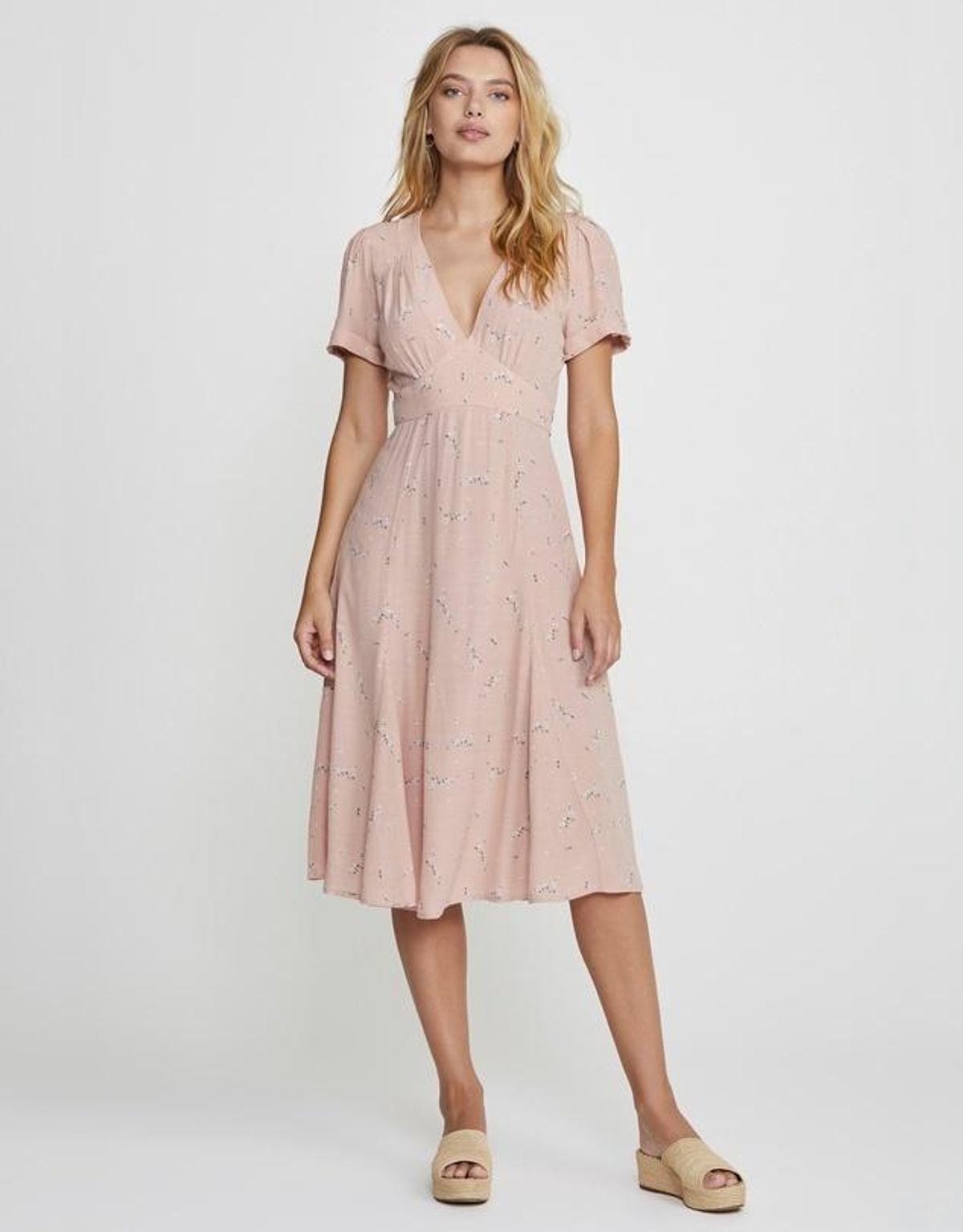 Auguste Clementine Bonne Midi Dress size 8 for rent on The Volte - main image