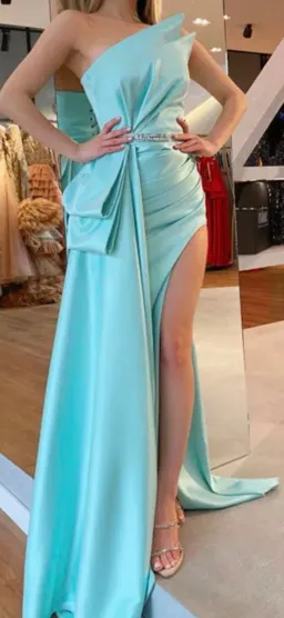 blue Walone the label couture dress for rent on The Volte - image 1