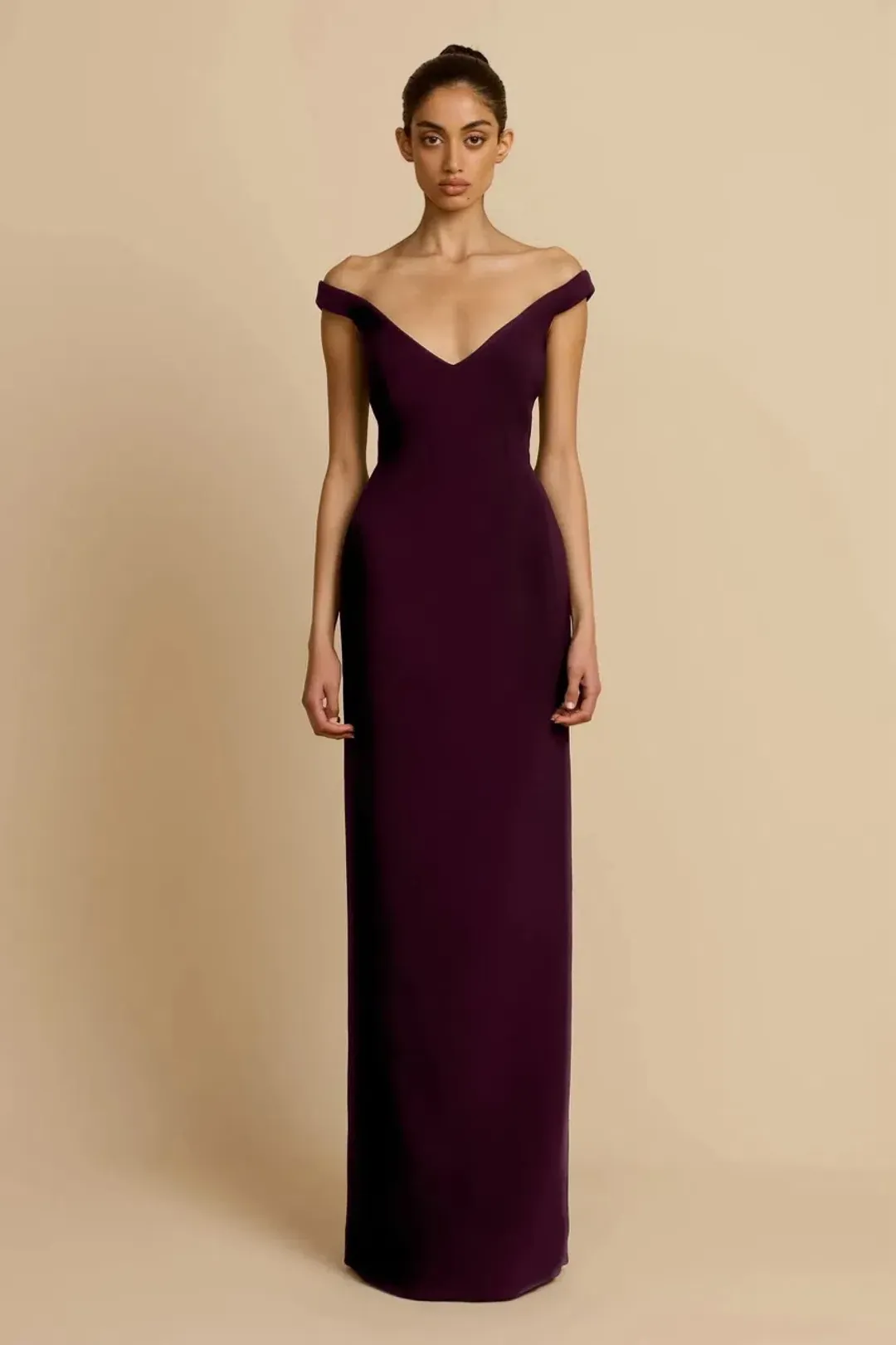 Arcina Ori Ellery Dress Plum Size 10 (M) for rent on The Volte - main image