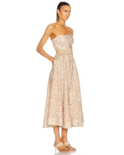 Zimmermann Carnaby Bustier Midi Dress Print Size 3 / AU 14 for rent on The Volte - image 3