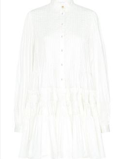 Aje Run Free Smock Dress White Size 8 for rent on The Volte - image 4