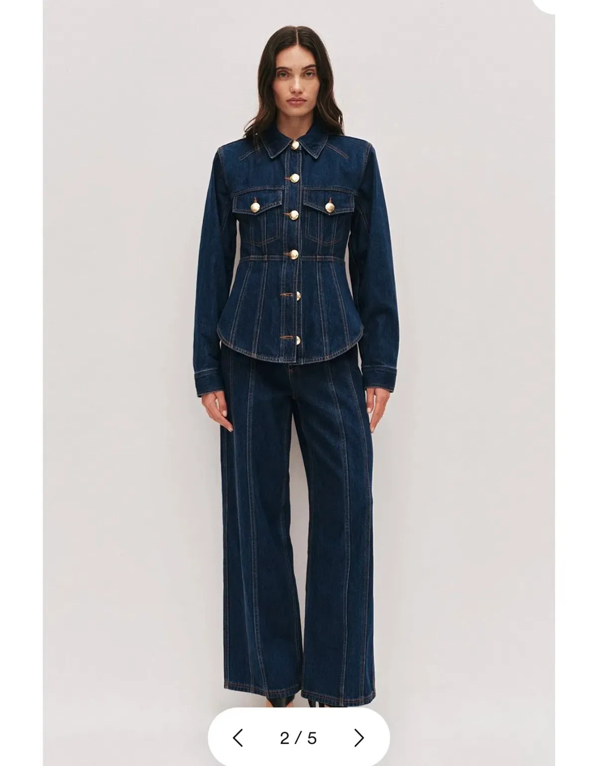 Aje Elodi Denim Set size 6 for rent on The Volte - main image
