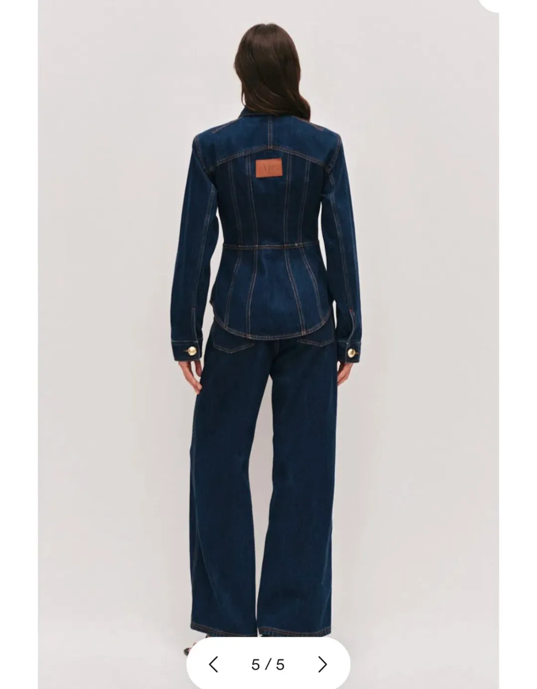 Aje Elodi Denim Set size 6 for rent on The Volte - main image