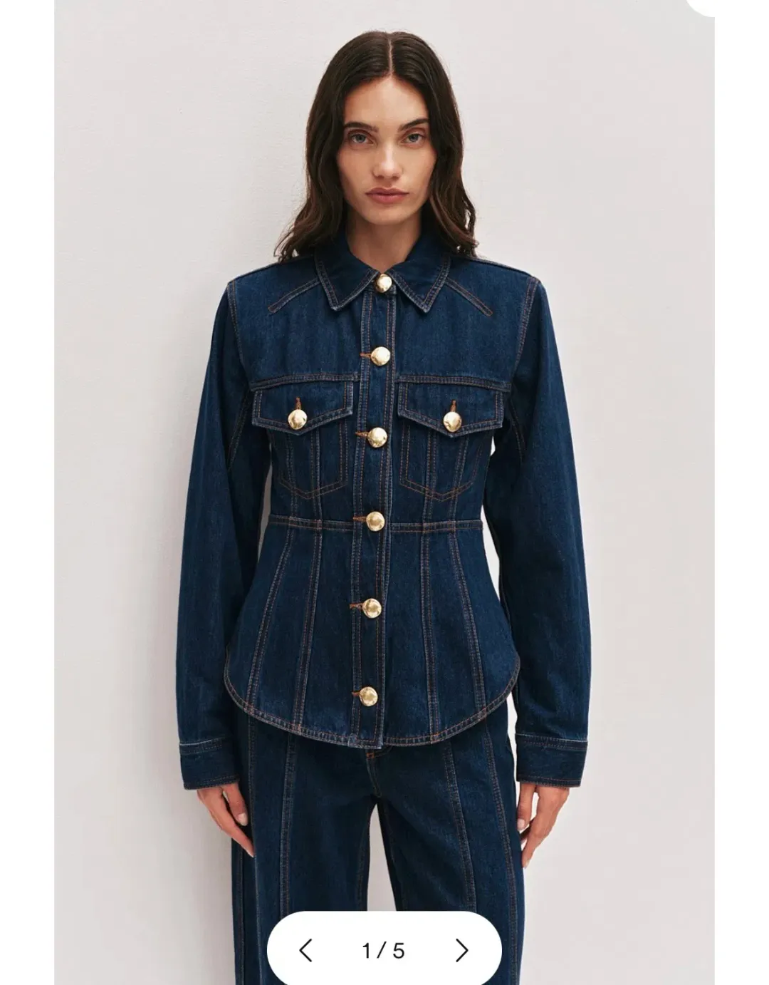 Aje Elodi Denim Set size 6 for rent on The Volte - main image