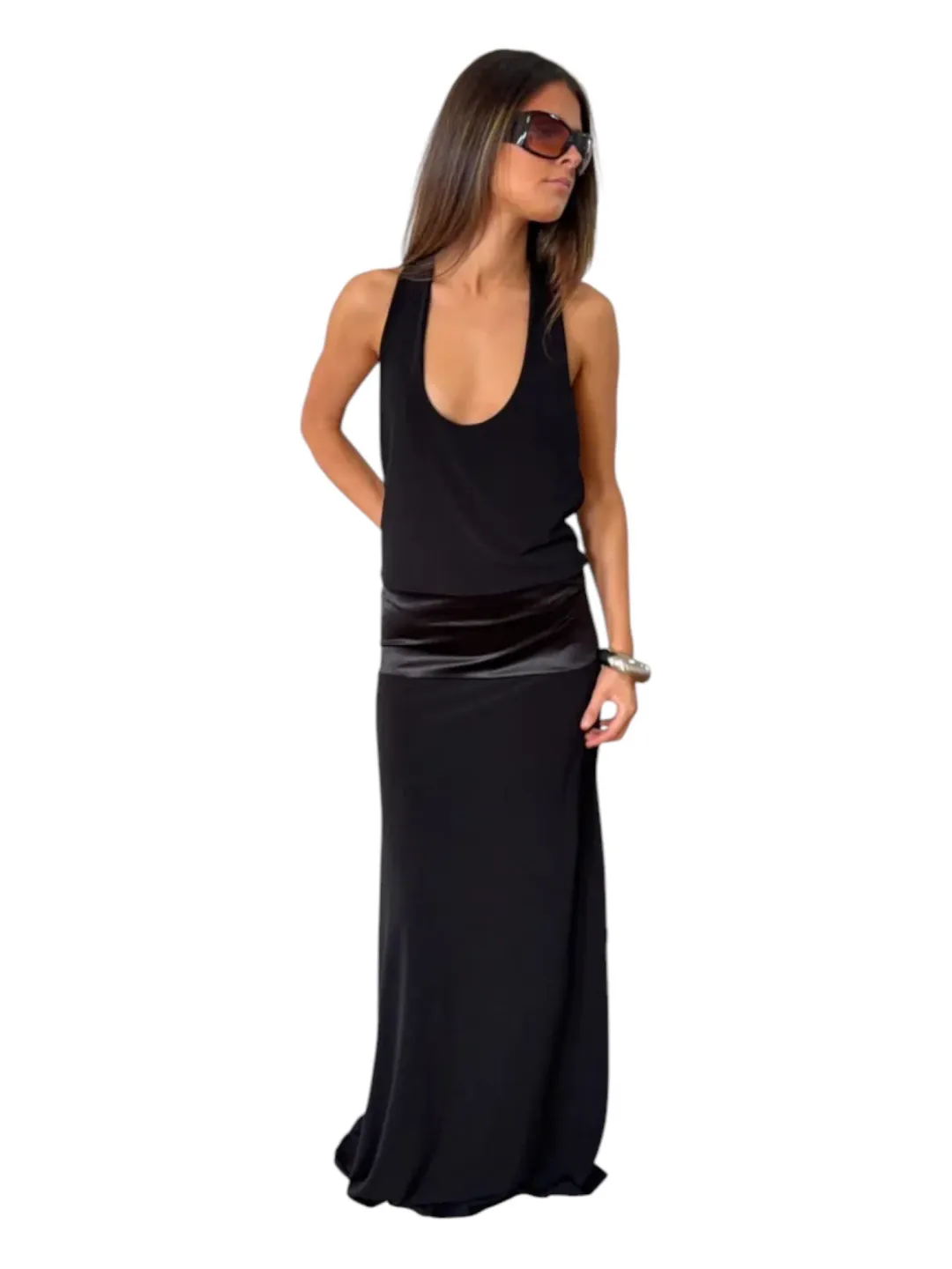 LaMarie Serena Maxi Dress Black Size  XS/S- 6/8 for rent on The Volte - main image