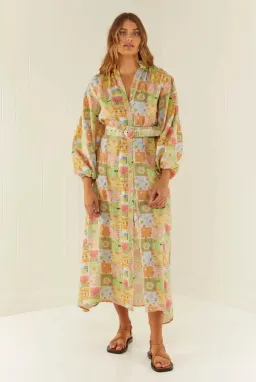 PALM NOOSA NODDY DRESS NOOSA TILES PRINT MULTI SIZE - SIZE 12 for rent on The Volte - image 2