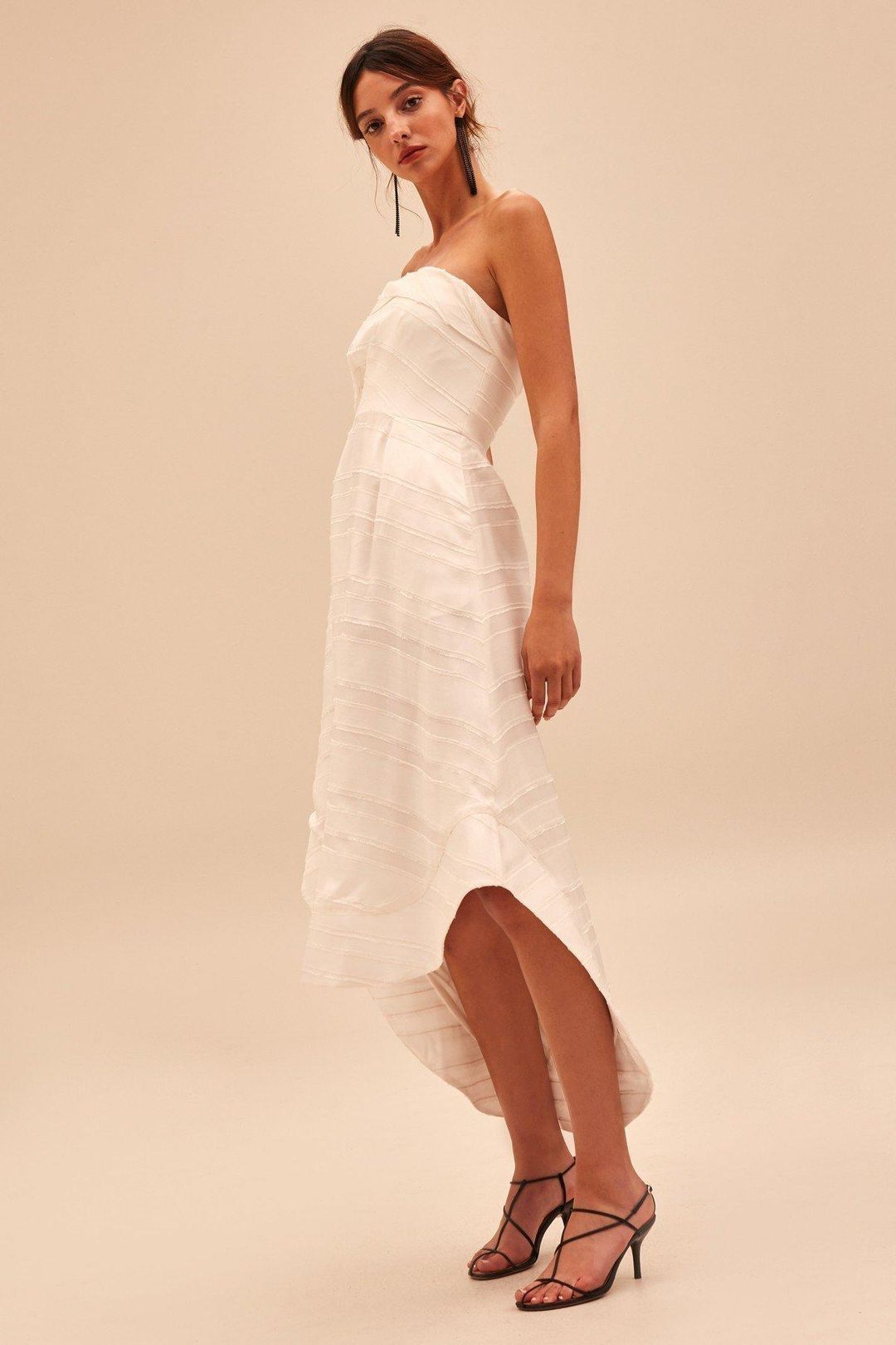 C/MEO collective solitude gown ivory size 6 for rent on The Volte - main image