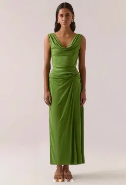 SOVERE STUDIO REYA DRESS NETTLE - SIZE 12 for rent on The Volte - image 2