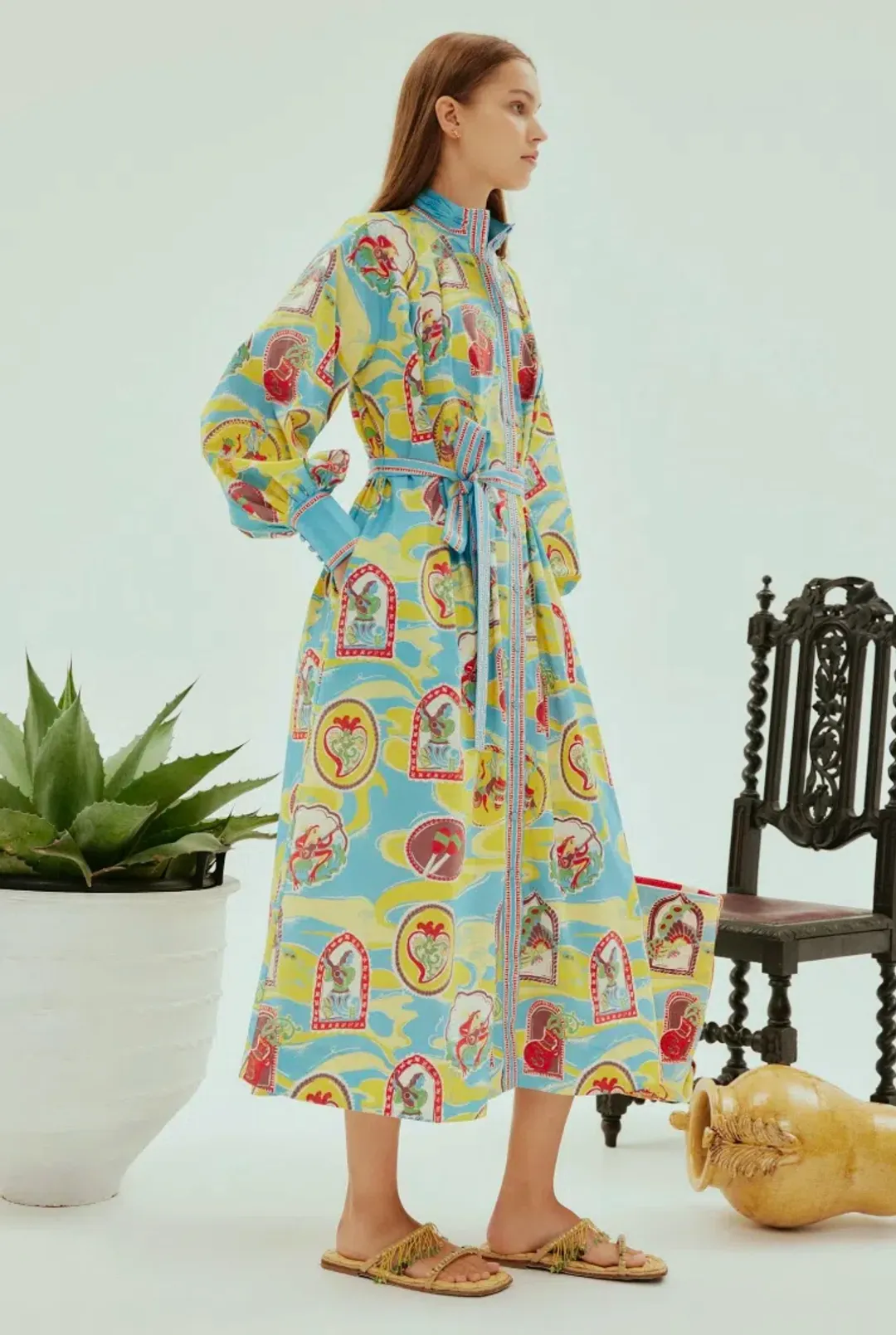 Alémais Emilio Shirtdress Size 16 for rent on The Volte - main image