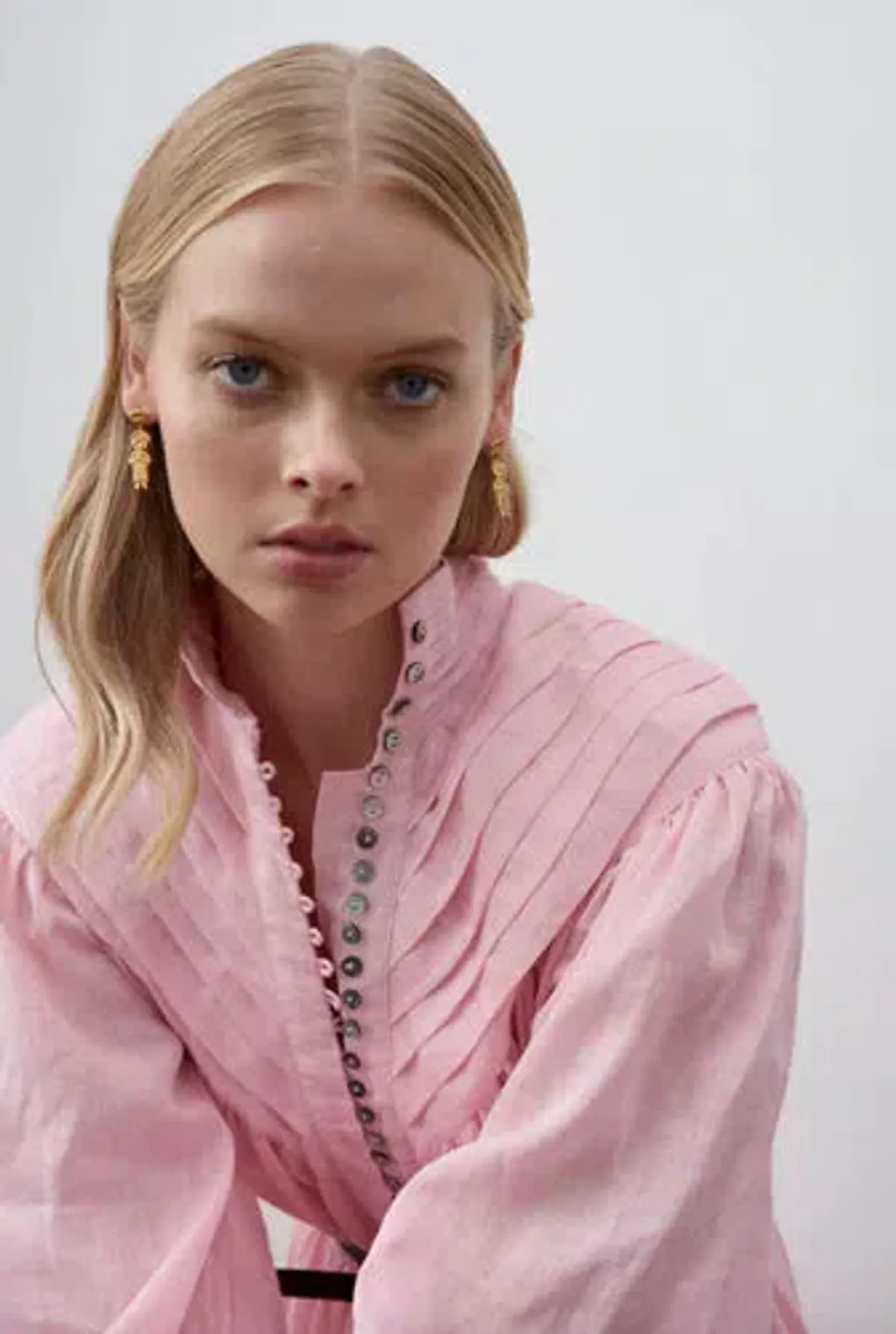 Alémais Halcyon Shirtdress Size 14 for rent on The Volte - main image