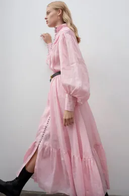 Alémais Halcyon Shirtdress Size 14 for rent on The Volte - image 3
