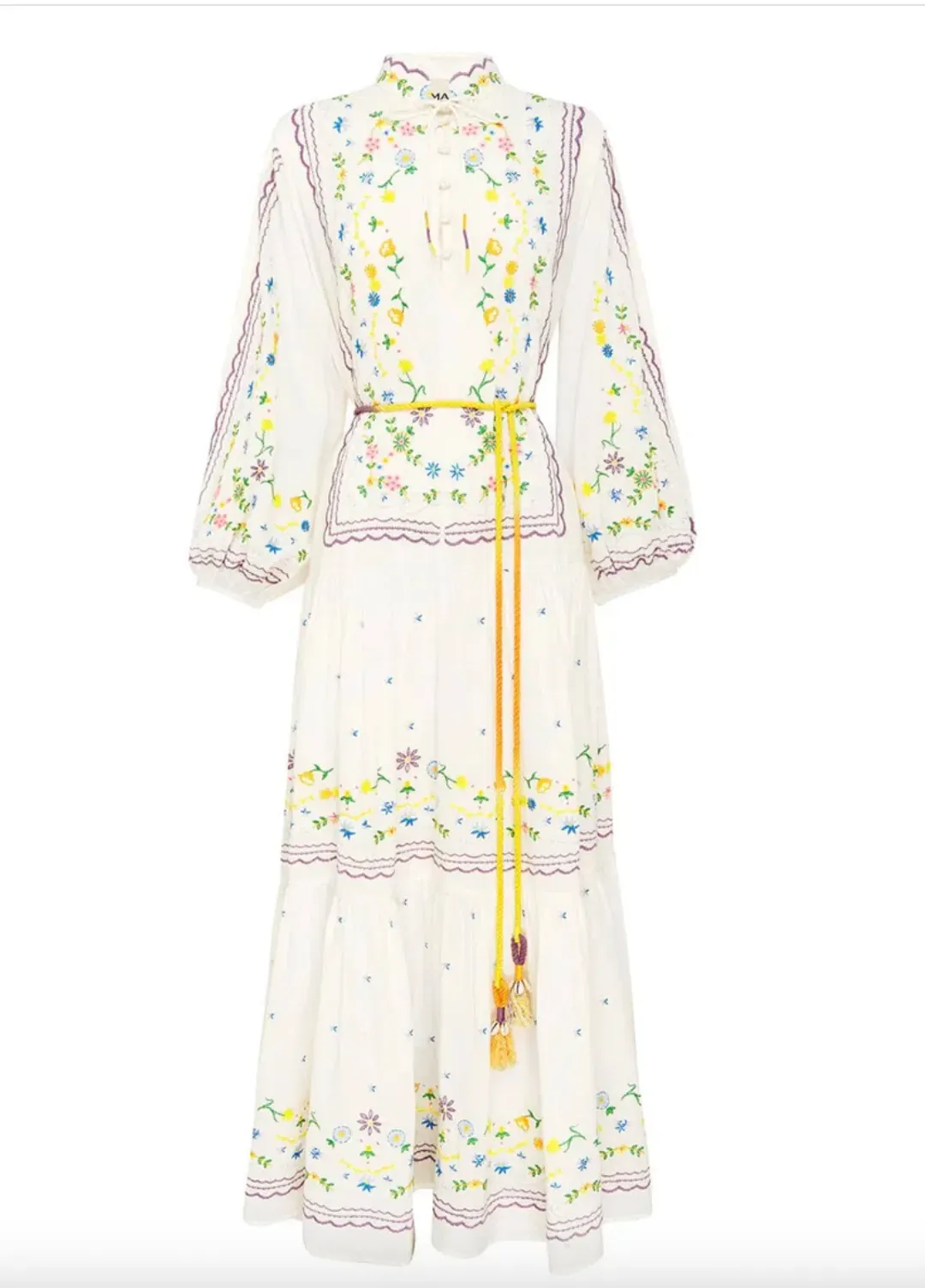 Alémais Juniper Embroidered Midi Size 14 for rent on The Volte - main image