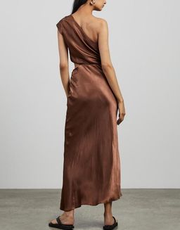 Bec and Bridge Delphine Midi Dress Brown Size 14 for rent on The Volte - image 3