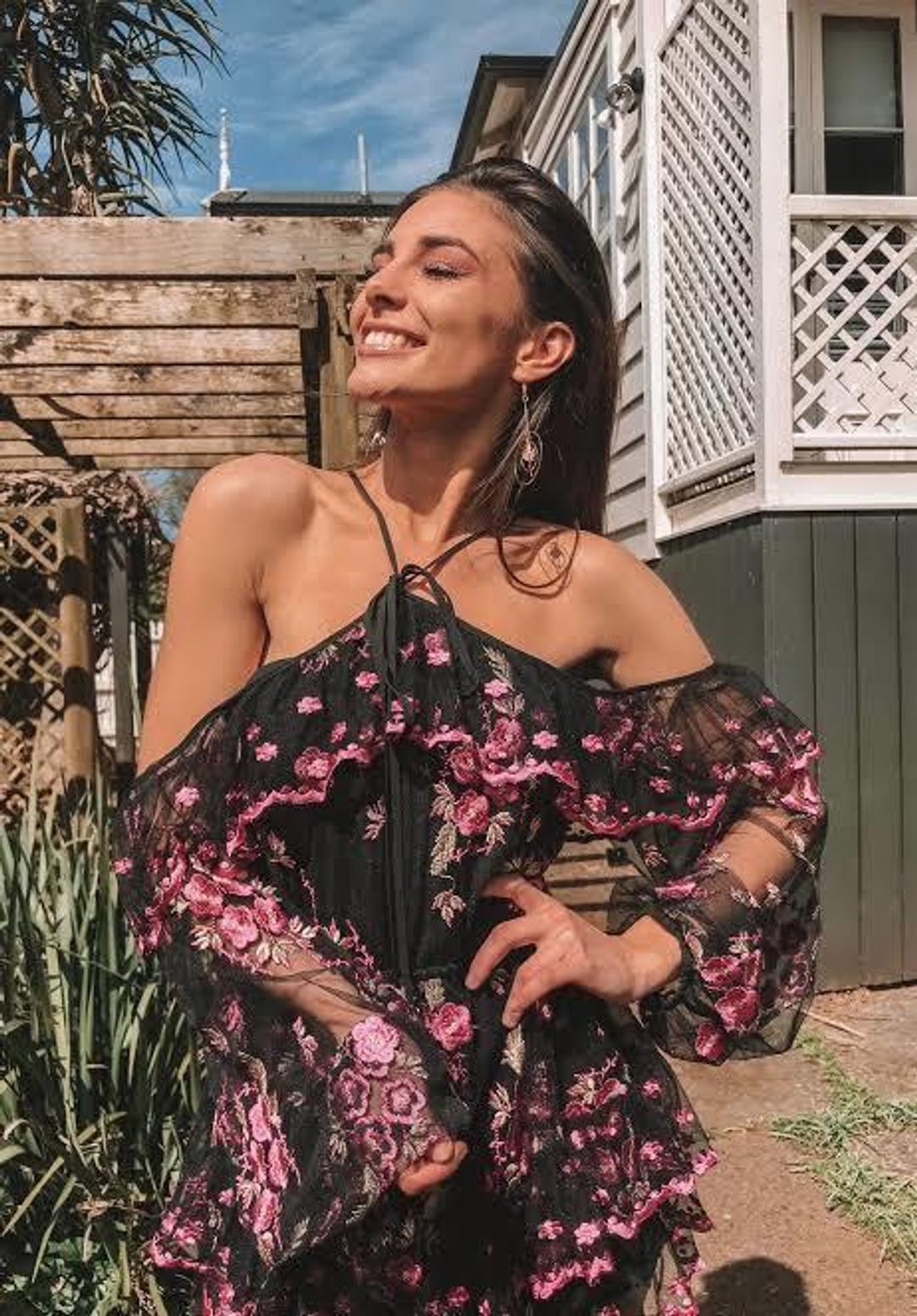 Alice McCall A Girl Like You Playsuit Black Pink Size 8 for rent on The Volte - main image