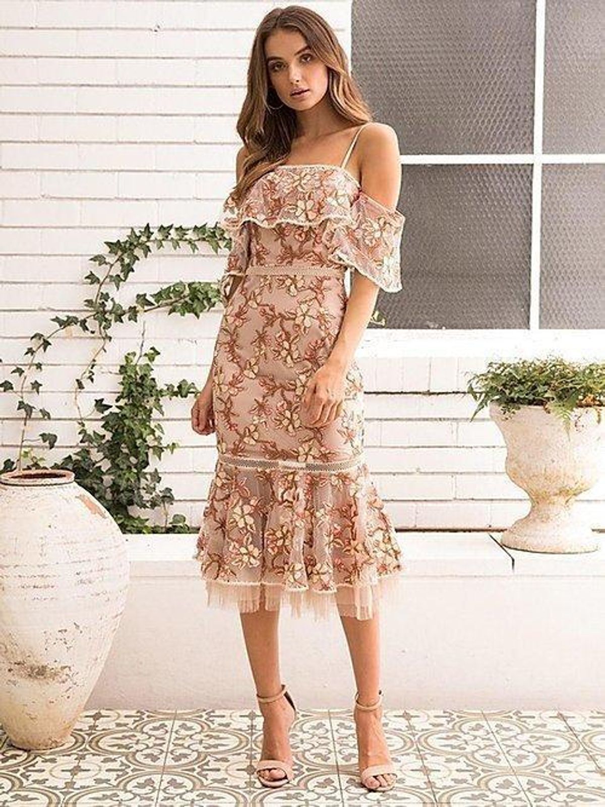 Rodeo Show Rowena Lace Dress Size 16 for rent on The Volte - main image