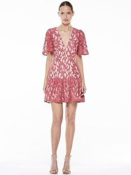 Talulah Immediacy Mini Dress Pink Size 10 for rent on The Volte - image 2
