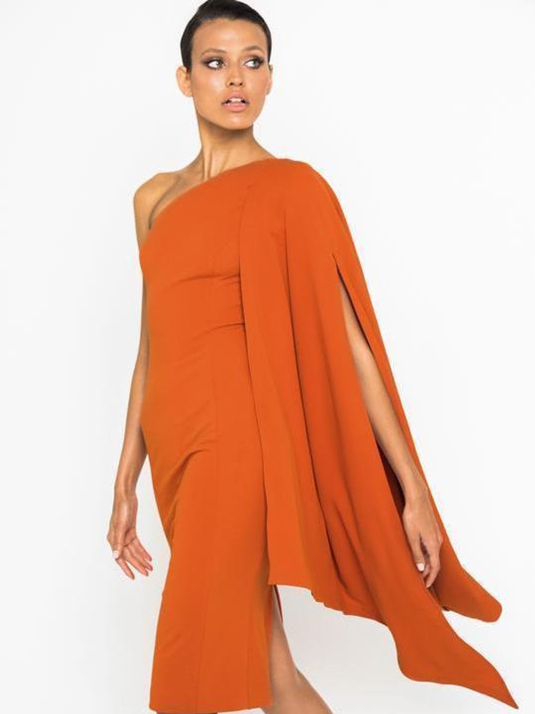 Mossman Moving On Up Dress orange Size 10 for rent on The Volte - main image