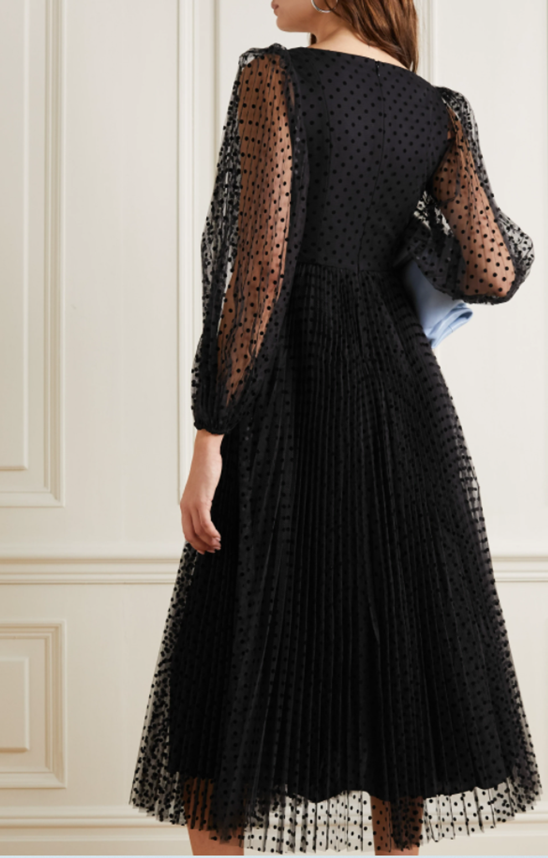 Zimmermann Lucky Pleated Polka Dot Ballet Dress Size 14 for rent on The Volte - main image