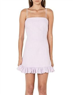 By Johnny April Frill Mini Dress Lilac size 8 for rent on The Volte - image 1