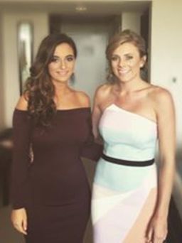 Bec and Bridge Banditti Off Shoulder Dress Claret for rent on The Volte - image 2