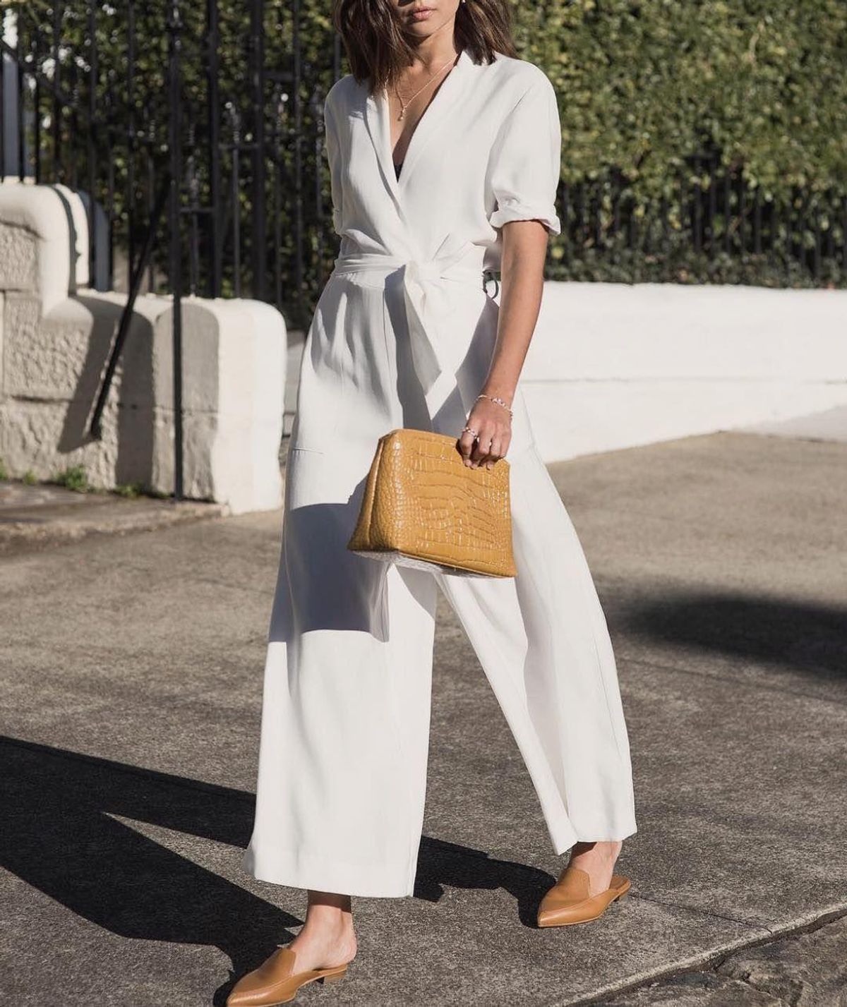 Viktoria & Woods ONASSIS JUMPSUIT White Size 1  for rent on The Volte - main image