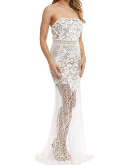 Grace & Hart Adele Gown White Size 10 for rent on The Volte - image 2