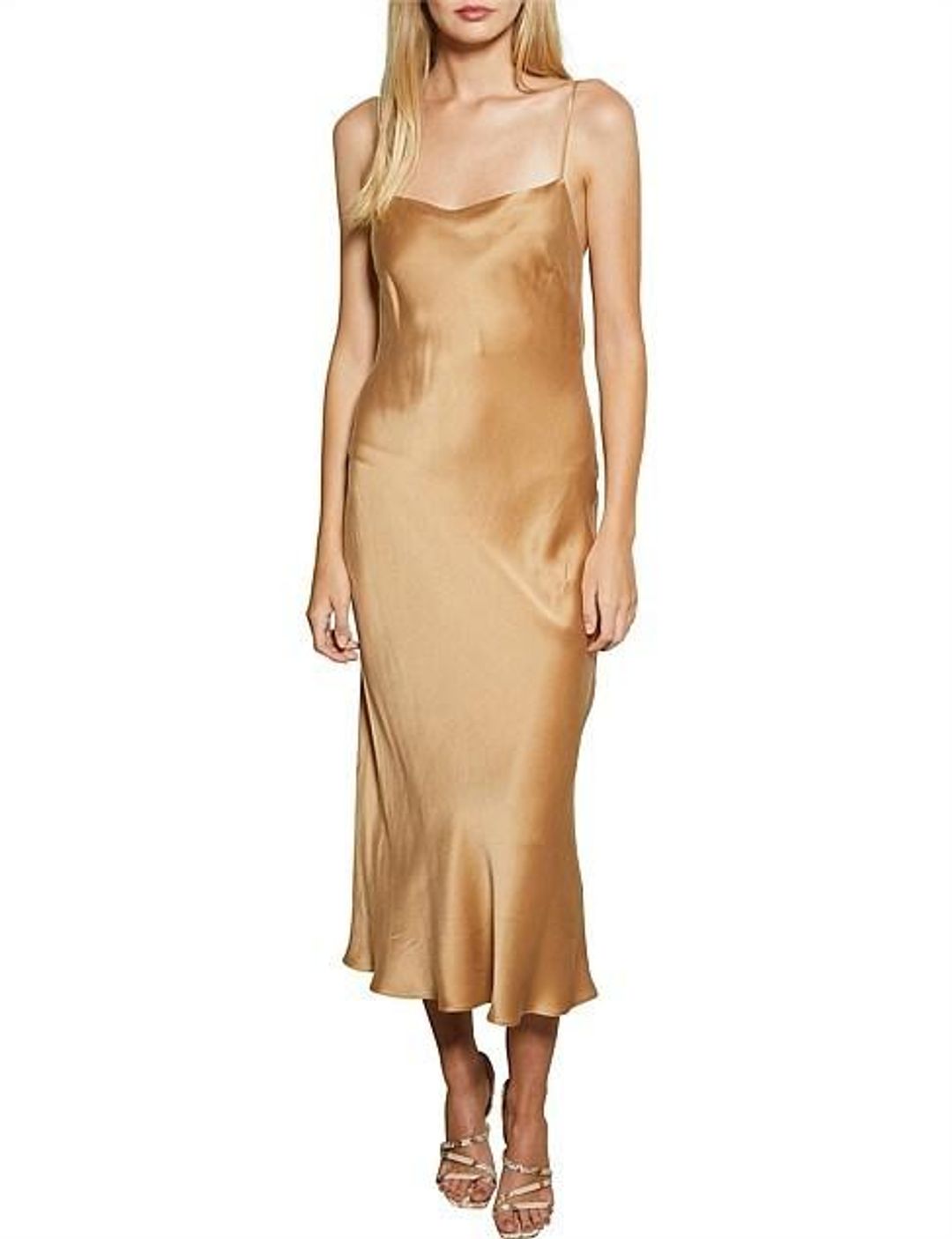 Bec & Bridge Clara Slip Dress cream size 6 for rent on The Volte - main image