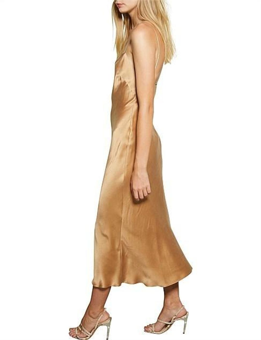 Bec & Bridge Clara Slip Dress cream size 6 for rent on The Volte - main image
